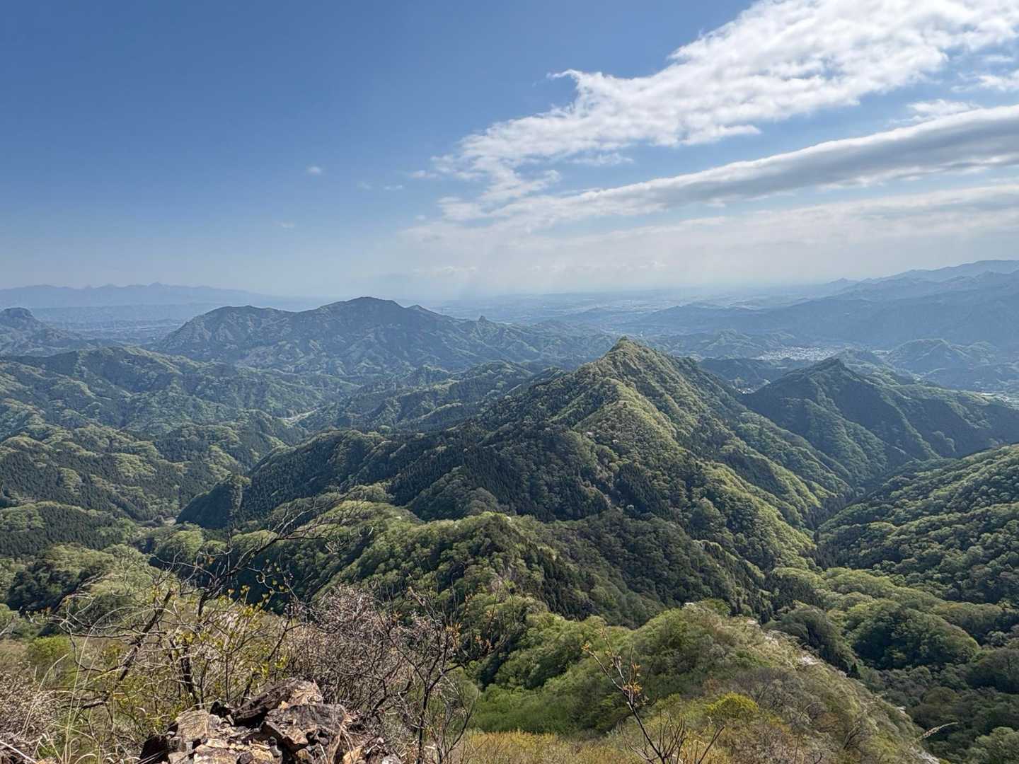 四ッ又山-鹿岳 縦走コースの写真