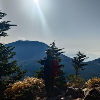 黒斑山山頂より