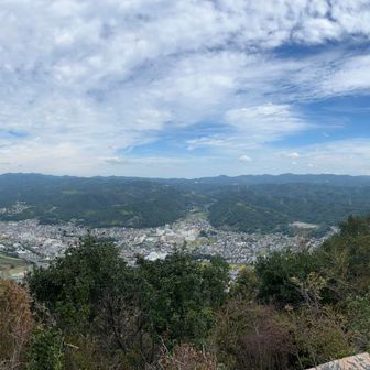 城山からの景色も広い