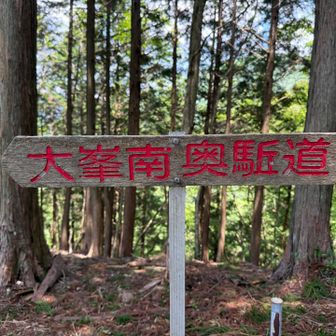 ここは南奥駆道