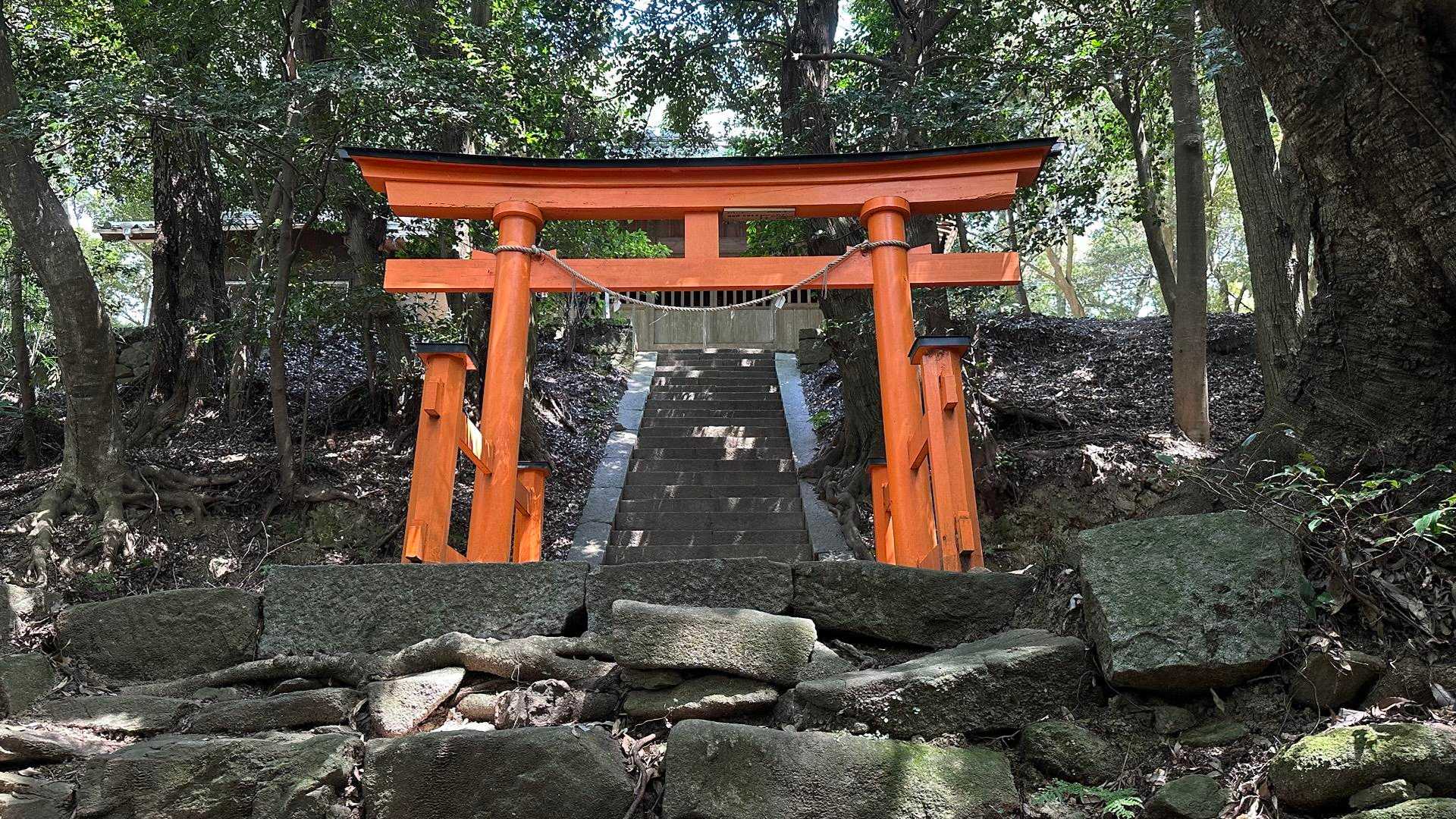 奥殿陣屋ルート登山口-村積山 往復コースの写真