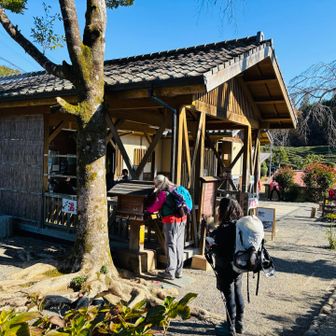 最後の休憩所。紫蘇ジュースが美味しそうでした！飲んでないけど…