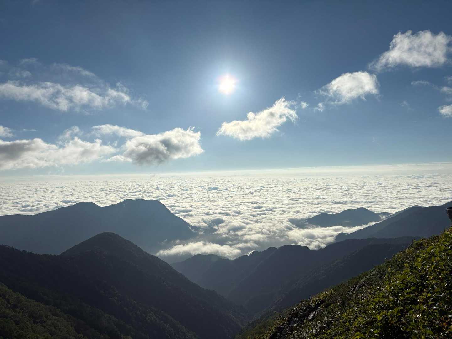 果てしない雲海。