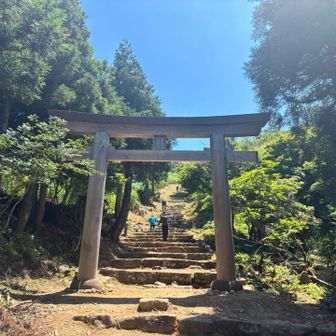 キンカメさん撮影が終わり山頂へ