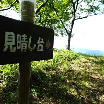 見晴し台でランチタイム