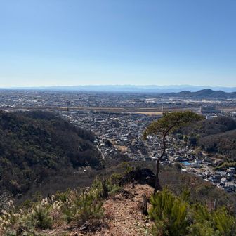 おお！足利市が一望できます
今日は富士山まで見えます🗻