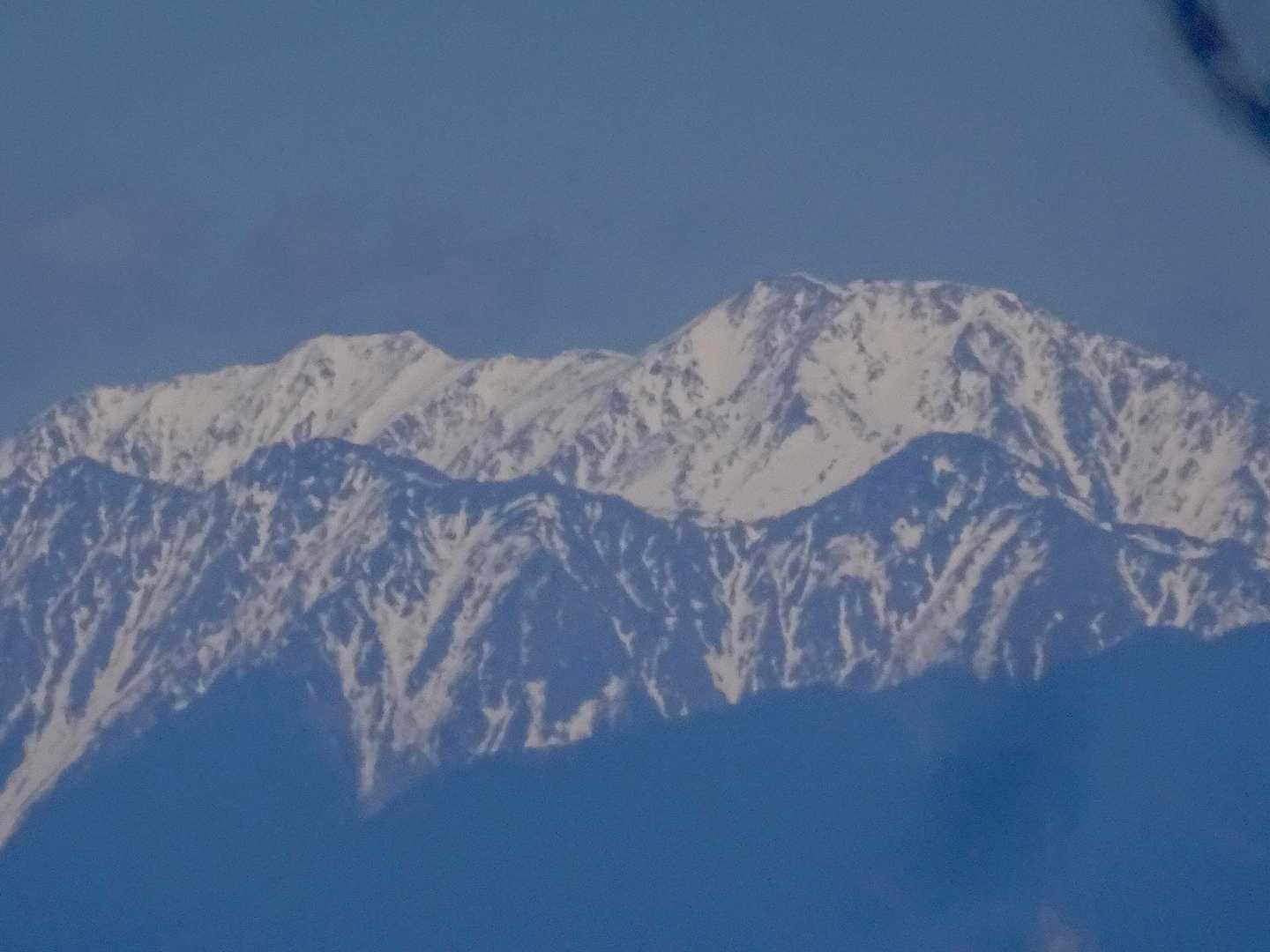 赤石岳　(聖岳はズーム撮り忘れ😭)