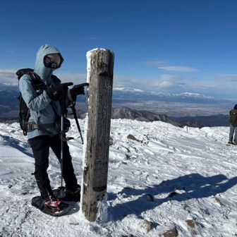 初登頂です地蔵岳🏔️