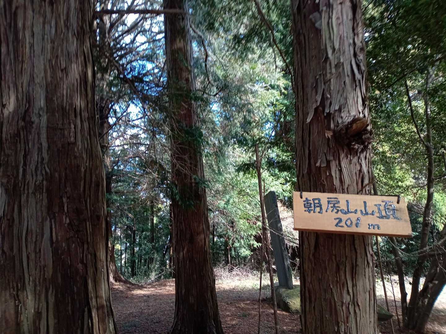 朝房山登山道あぼっけ口-朝房山(淺房山） 周回コースの写真