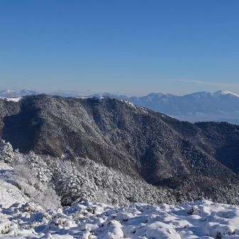 浅間連峰、四阿山、根子岳