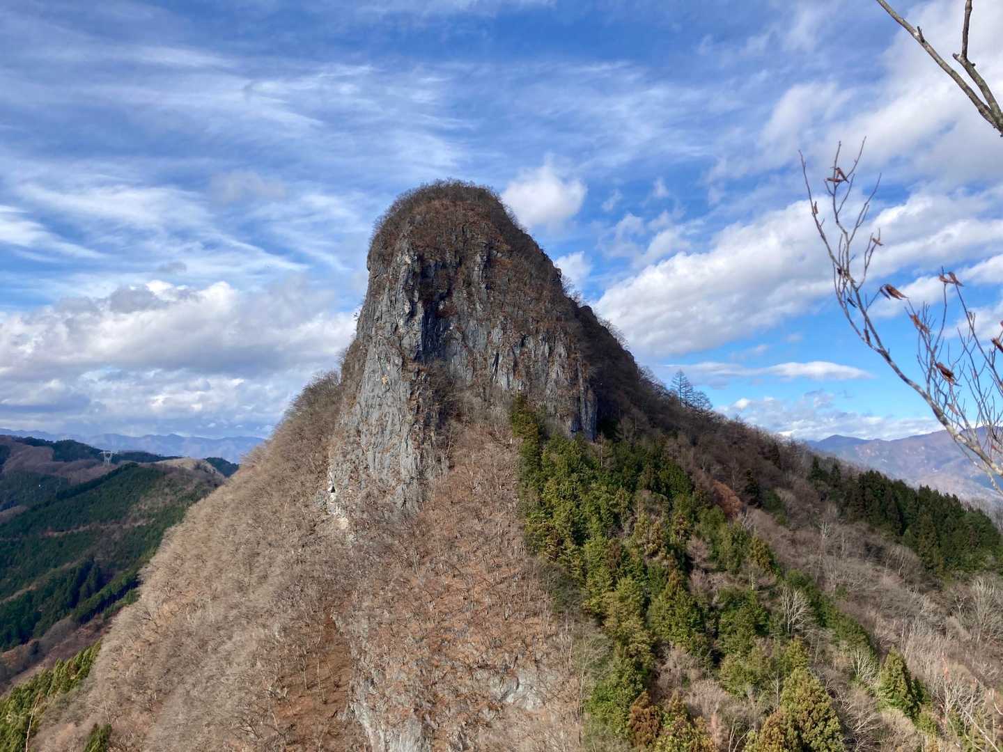 振り返ると西峰