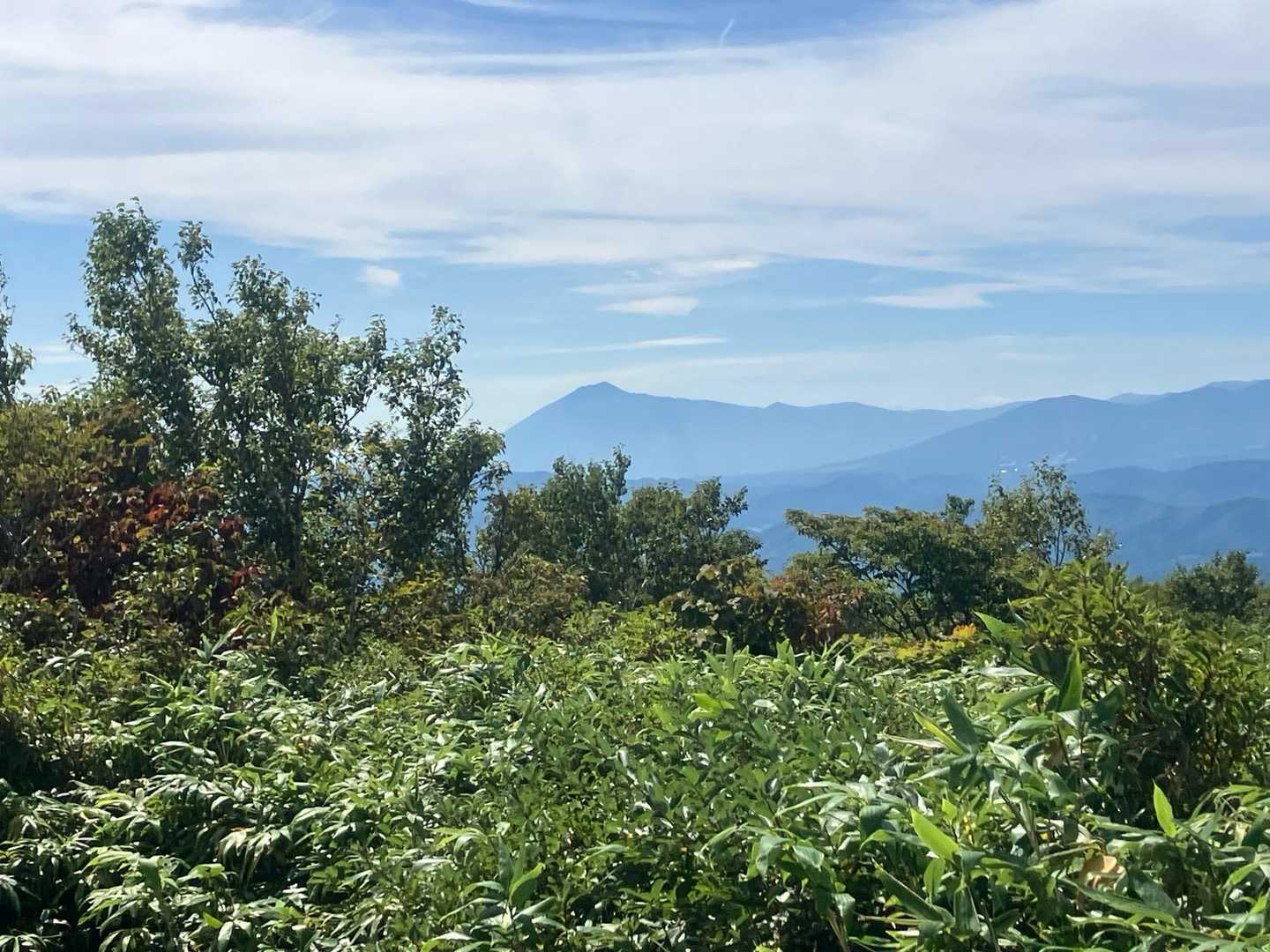ひときわ目立つ岩手山