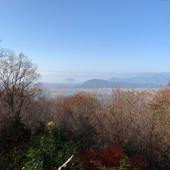 山本山と竹生島を眺めながら
