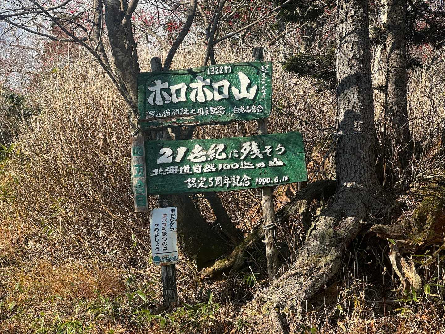ホロホロ山登山口-ホロホロ山 往復コースの写真