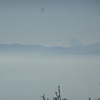 うっすらと富士山🗻