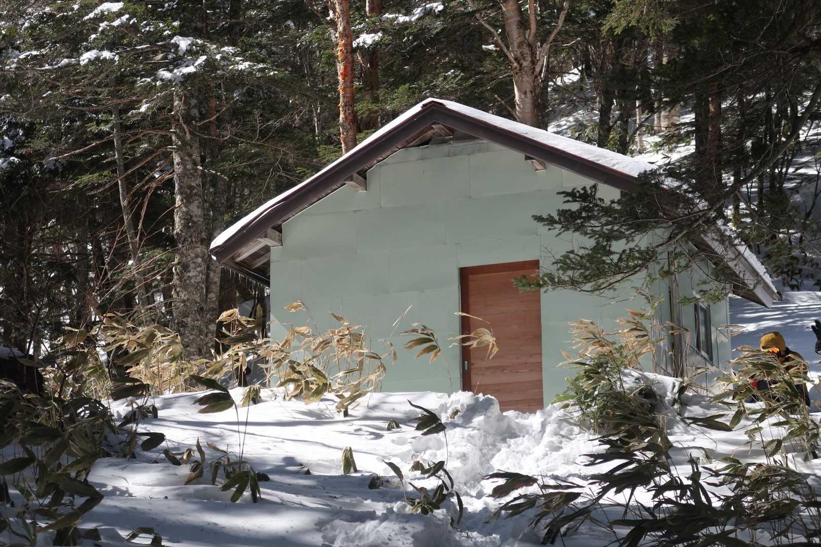 一気に避難小屋まで🏃