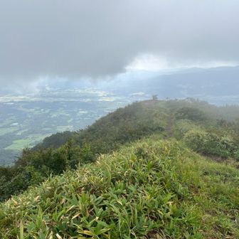往路では分からなかった槍ヶ峰の姿