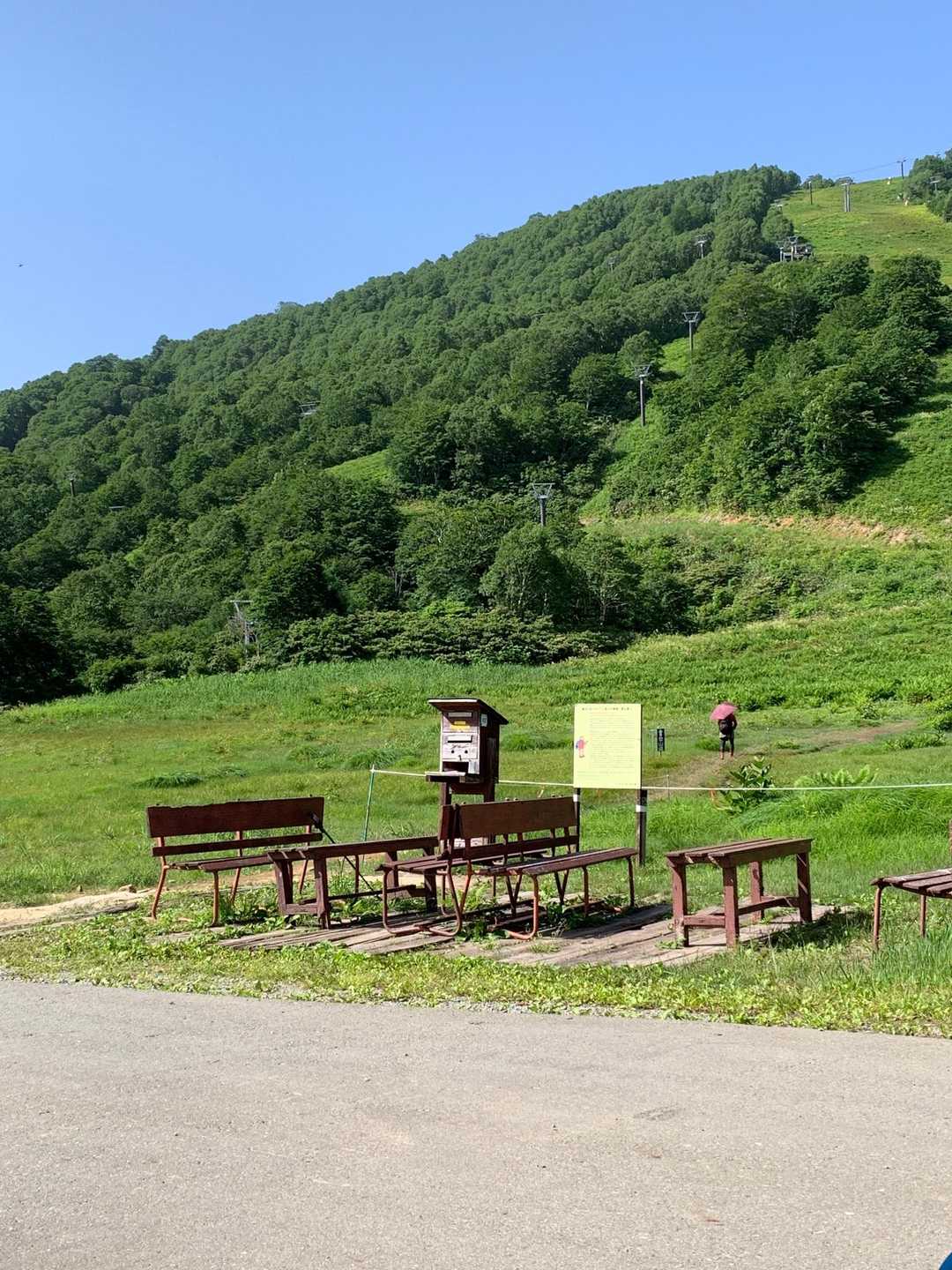 和田小屋横の登山口
登山届け出します