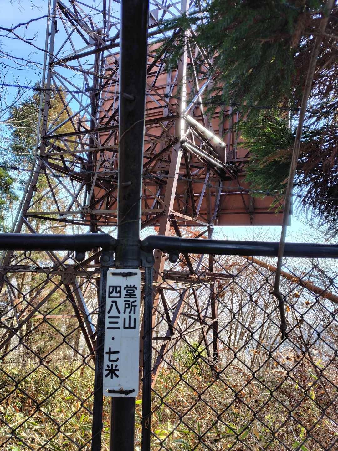 堂所山とも言うらしい