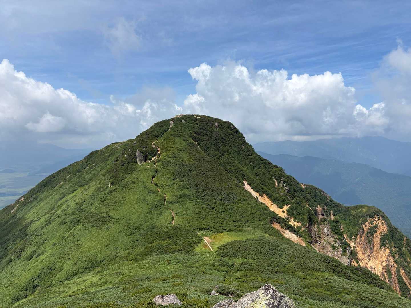 燧ヶ岳に向かう