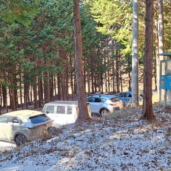 着きました
下山時4名とすれ違いました