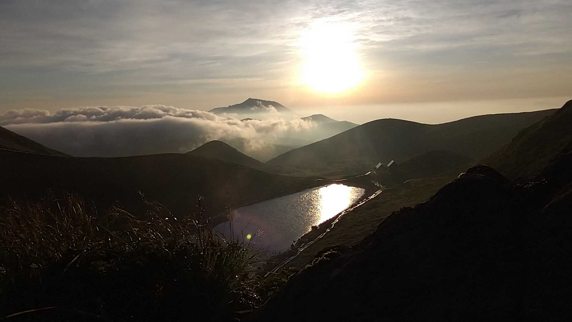 秋田駒ケ岳八合目登山口 往復コースの写真