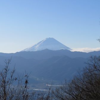 兜山展望台より富士山