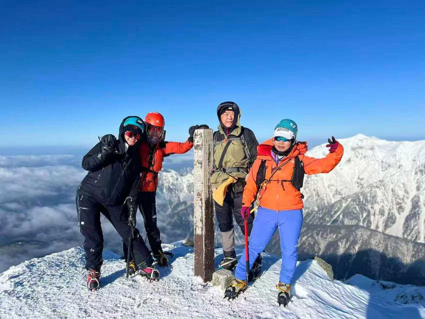 厳冬期の西穂高岳 / ZXCの登山データ | YAMAP / ヤマップ