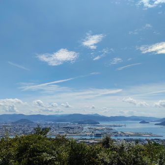今日は市内や広島湾を見下ろす山々からの眺望はどこも良かったでしょう