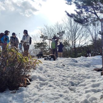 山頂着時6人居られますが全て常連さんでした。