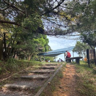 多度山山頂とおちゃこ🎵