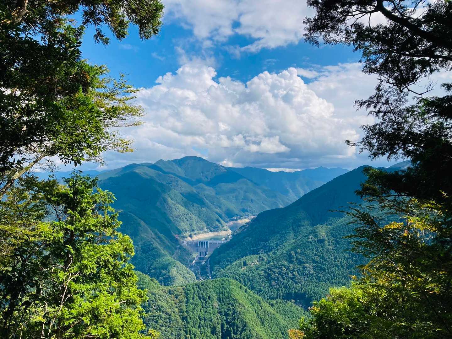 佛が峰！思ってたよりいいところやん🤗🏔️
大滝ダム？が見えます🗻