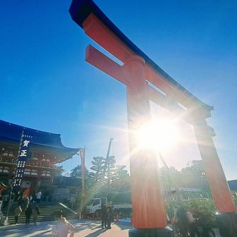 朝早くからものすごい観光客～9割は外国の方