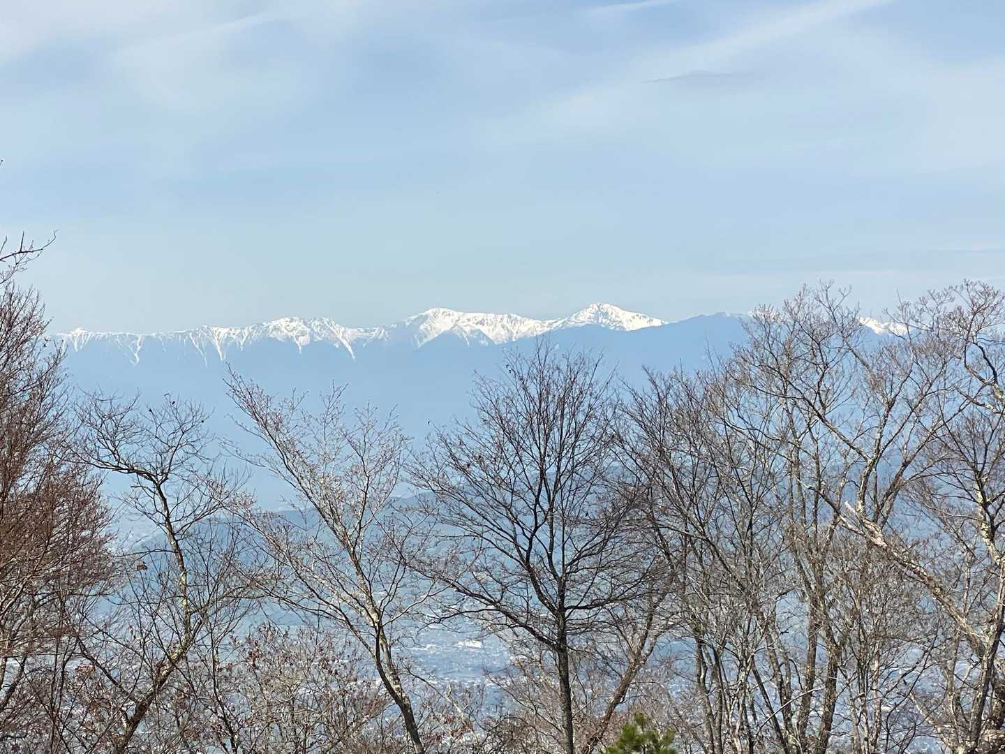 南アルプス、見晴らしが良いです。