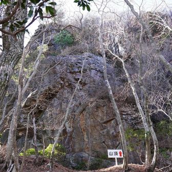 🙌
越敷岳山頂直下も枯葉が多いので
お気をつけて