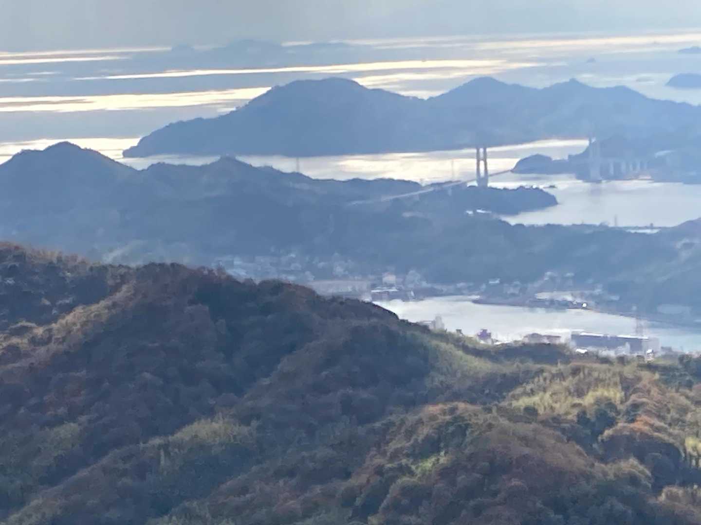 岩城山手前の新しい橋