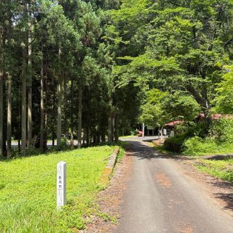 駐車場戻ってきました
暑くて全身ベタベタです