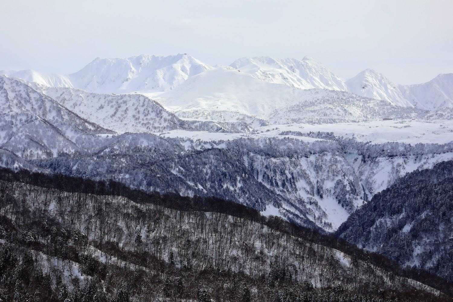 真っ白な立山・浄土山✨