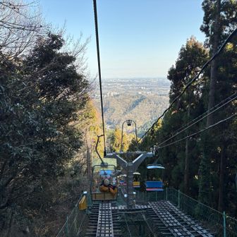 左足首の痛みが酷くなってきたので、リフトで下山した。高尾山で初めてリフトを利用。思っていた以上に快適だった。