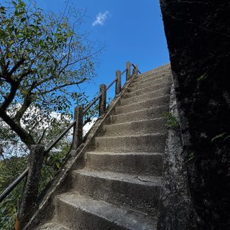 最後の急階段。