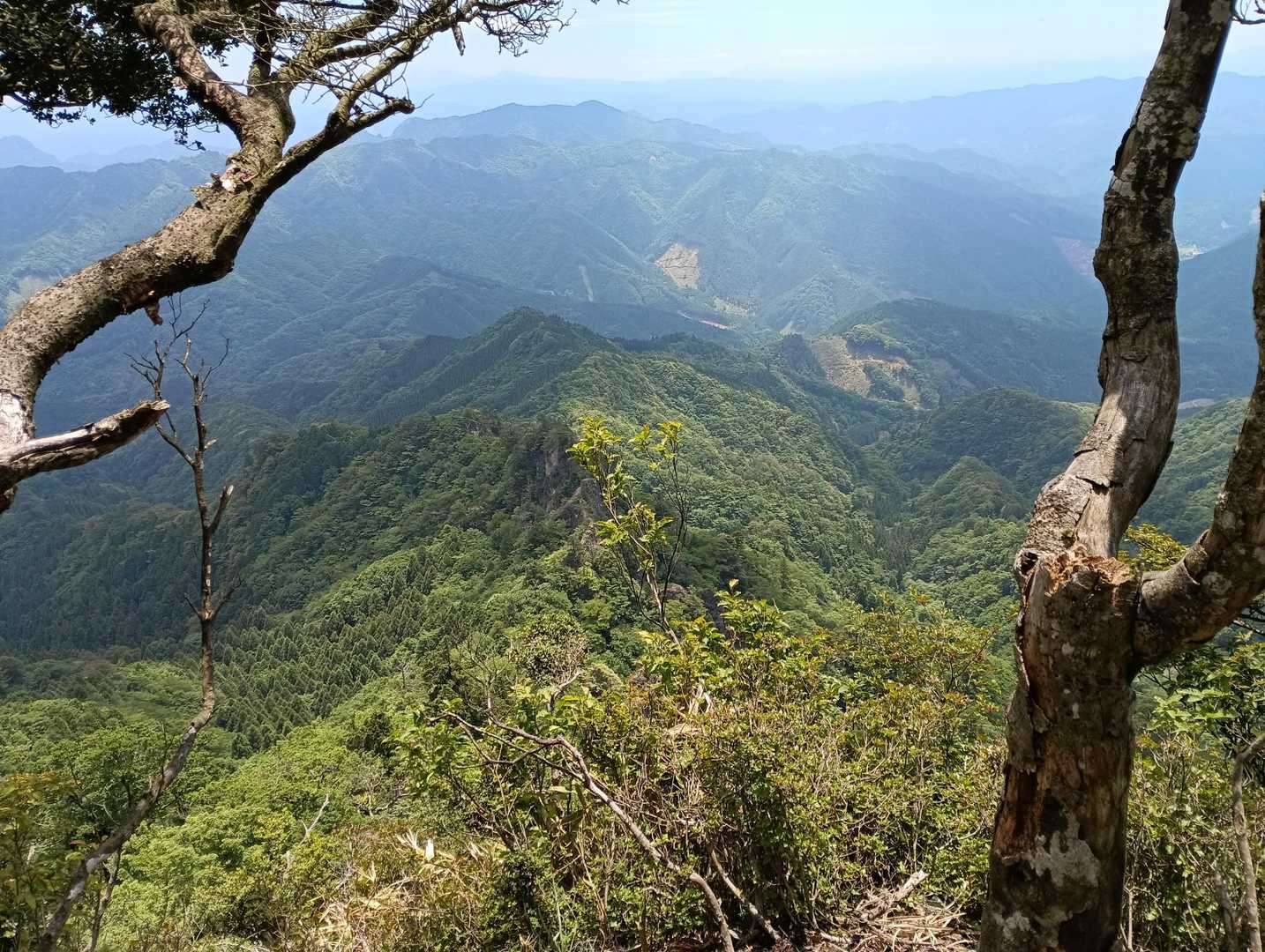 犬ヶ岳〜釈迦岳〜二ノ岳 周回ルートの写真