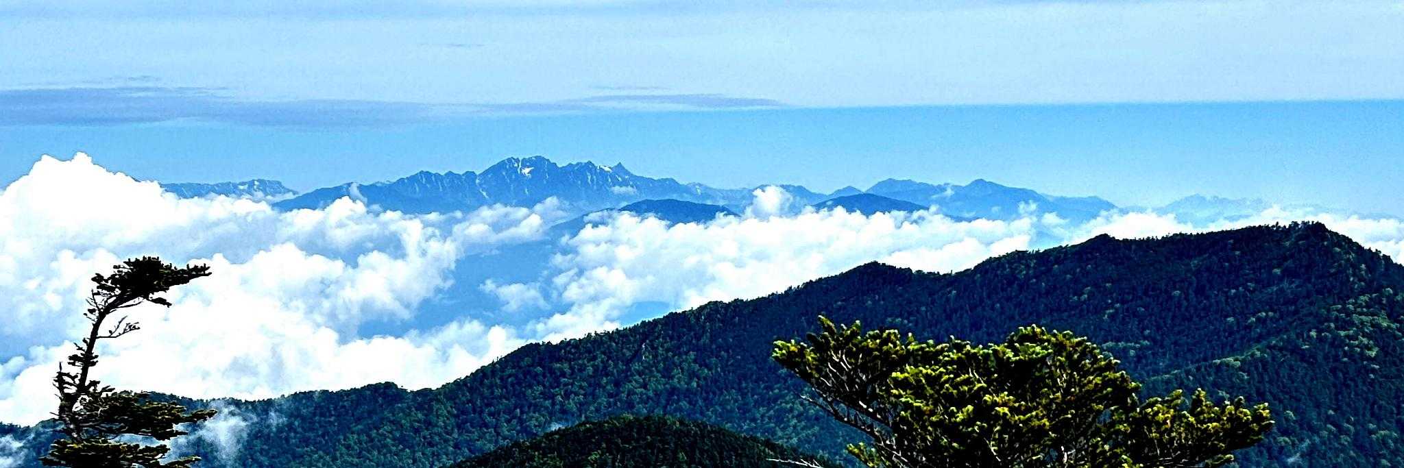 北アルプスの山々が見えた！