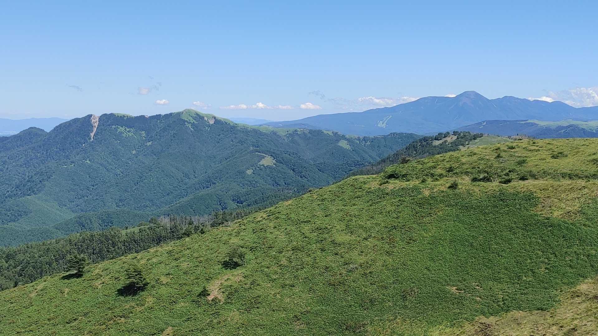 私のおはこの三峰山と八ヶ岳を正面に置きながら二ッ山へと向います。