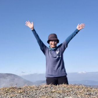 壮大な景色に大感激中〜