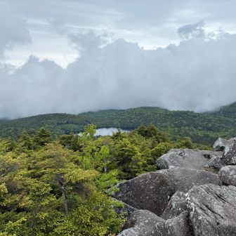 高見石から