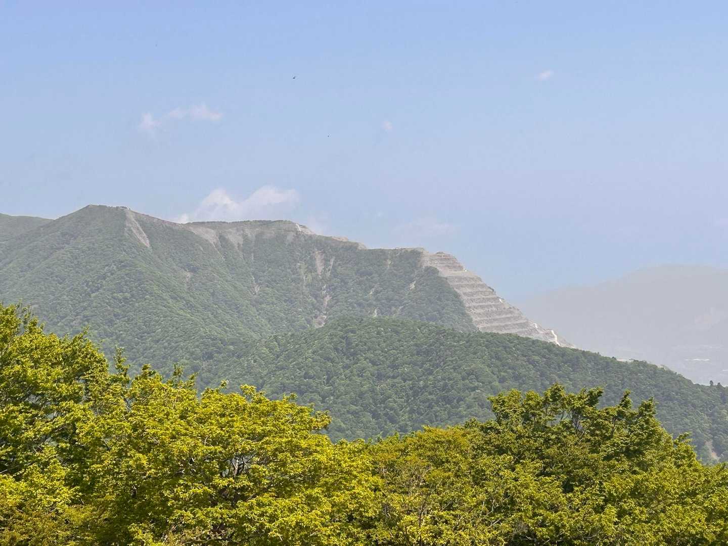 藤原岳も見えるよー