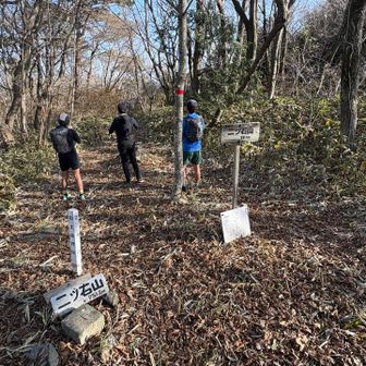 4座目、二ツ石山

点名：二ツ石山
標高：750.75m
種別：一等三角点