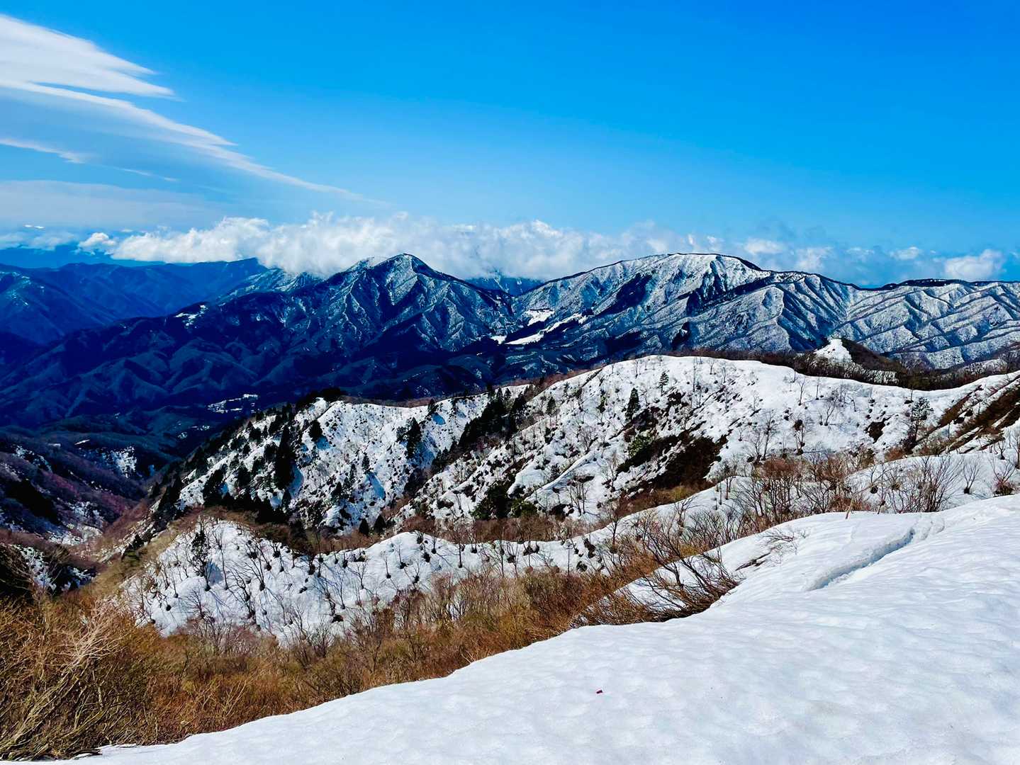 ここでは360度の景色✨
山頂の看板は見れず。