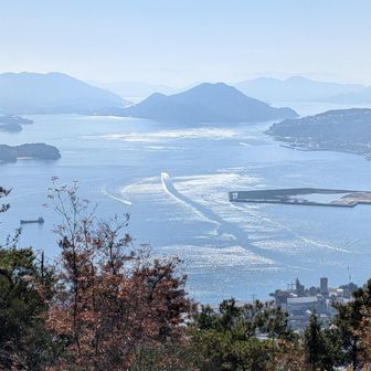 米田山山頂より