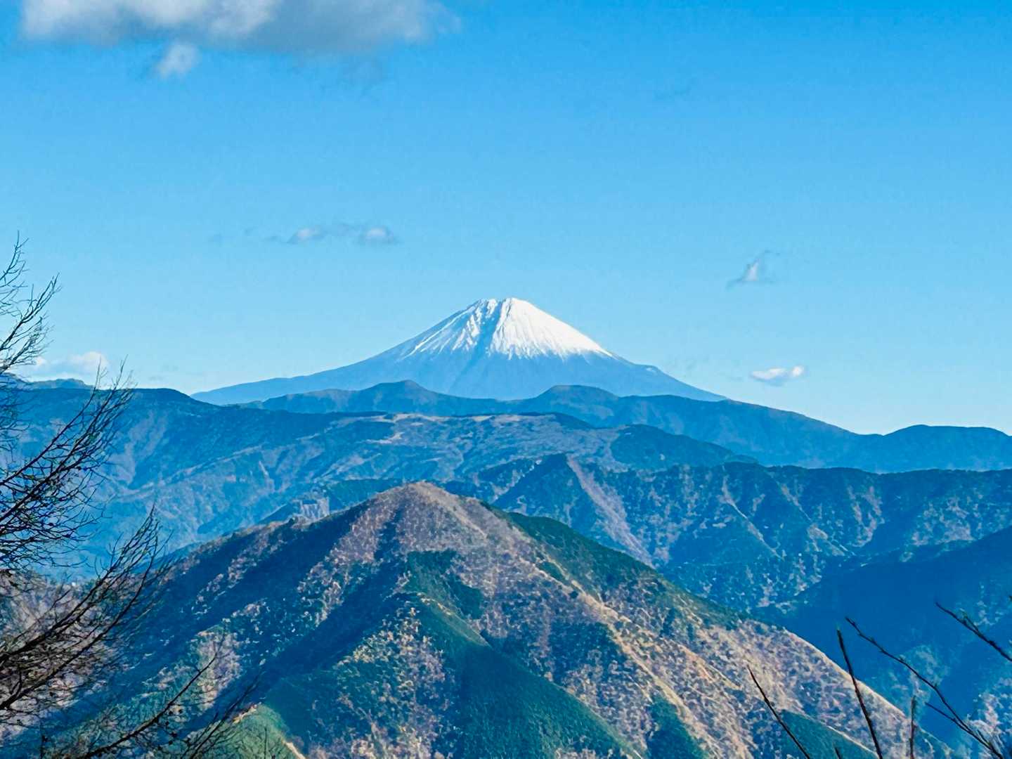 今シーズン1番の冬化粧の富士山🗻☃️❣️